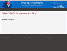 Tablet Screenshot of infoberkhamsted.co.uk